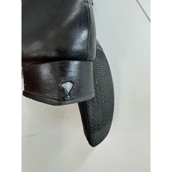 Vintage DAVOS GOMMA soft leather lace up bootie Size 9 (READ) Cottage Boho - Picture 7 of 9